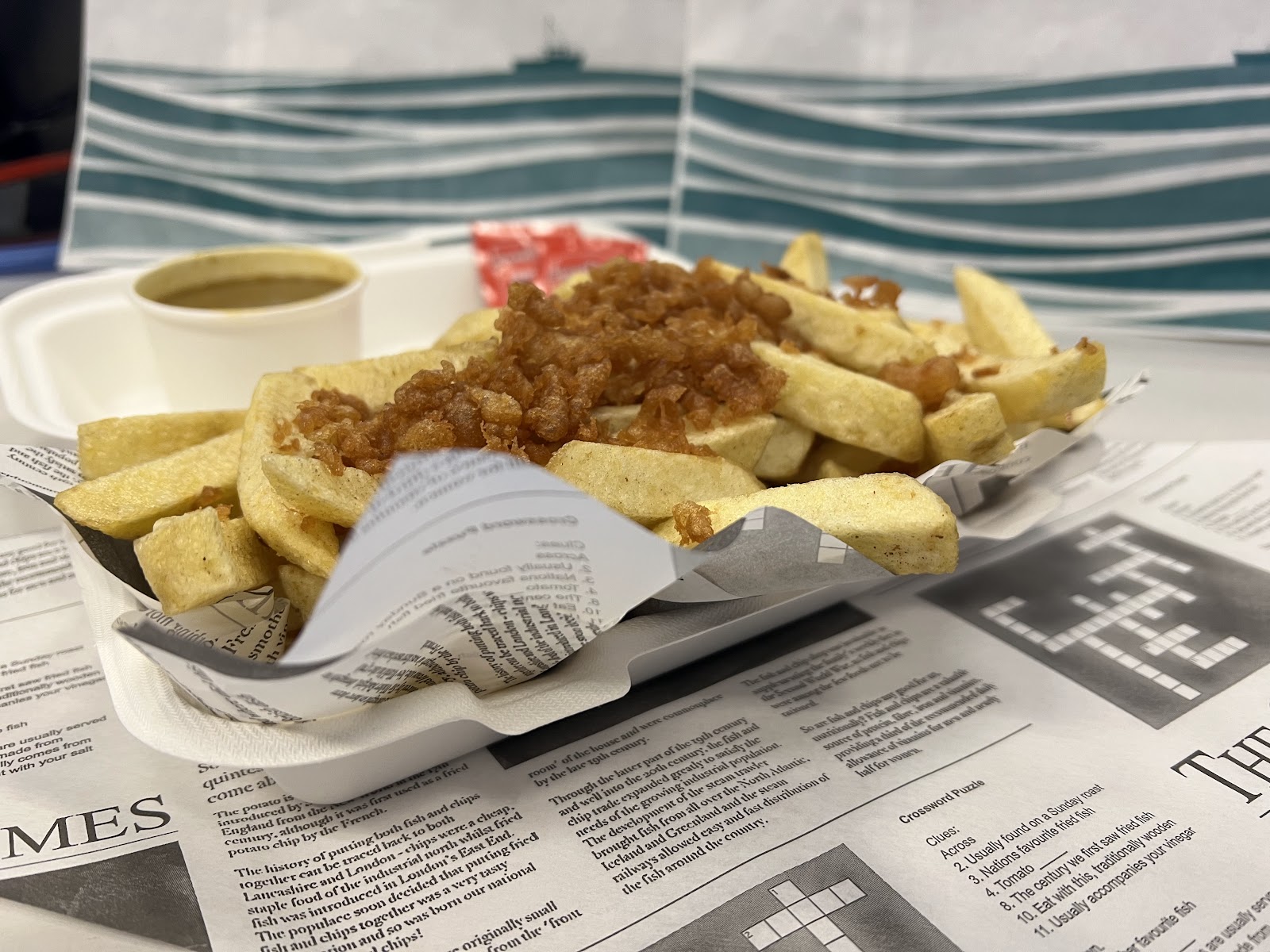 Fresh fish and chips